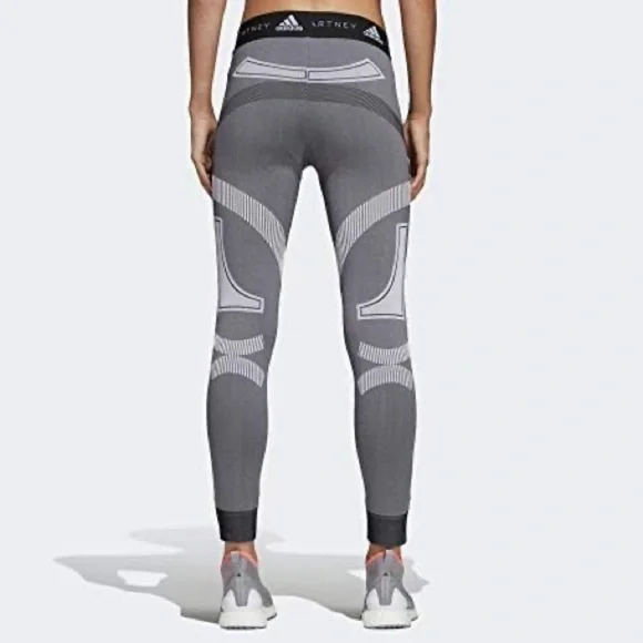 Adidas Stella McCartney Women’s Parley RUN ULTRA TIGHTS Leggings Gray M - Picture 2 of 16